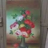 Large painting bouquet of flowers 91.5 x 60.5