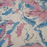 Old MDI map Germany Agricultural and vintage population