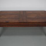French Early 20th Century Farmhouse Rustic Oak Coffee Table