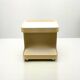 Rolling Bar Cart in Beige Plastic by Marcello Siard for Longato, Italy, 1970