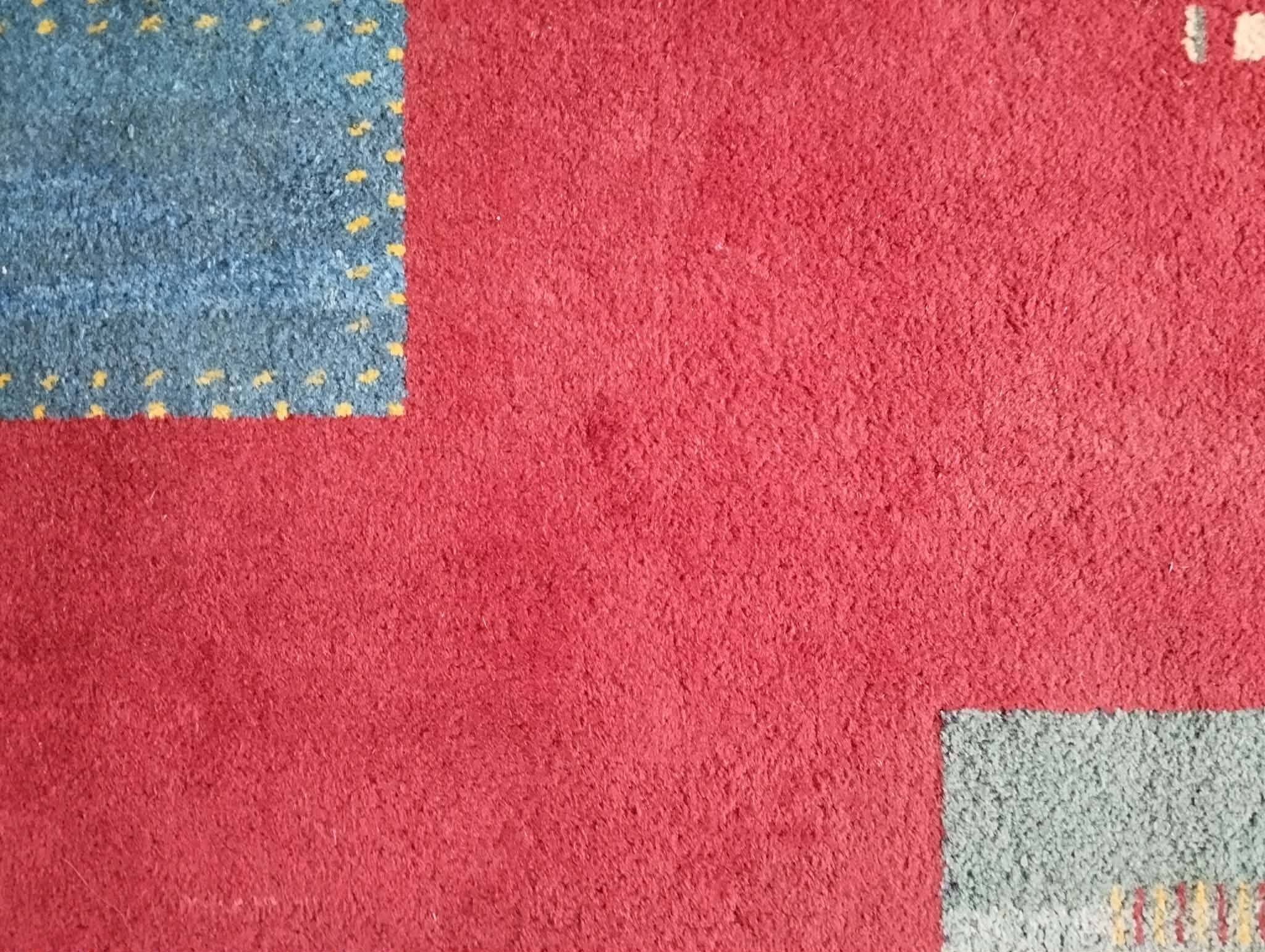 Handmade Indo Gabbeh rug 243x172cm