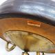 Vintage Swedish design low stools brown leather Borje Johanson