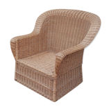 Rattan armchair manufacture 1950 large model