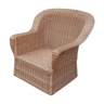 Rattan armchair manufacture 1950 large model