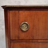 Commode Sauteuse period Louis XVI - Merisier - 18th