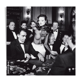 Photography, "At the Casino", Monaco, 1992 / NB / 15 x 15 cm