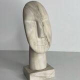 Greek marble idol statue
