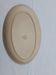 Oval dish in Earthenware of Saint Amand model Eglantine L 36 cm