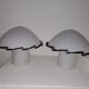 Paire  lampes de tables murano champignons