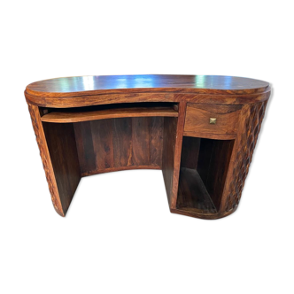Rosewood bean shaped desk