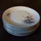 Lot de 9 assiettes  plates  Digoin sarreguemines