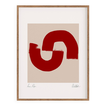 Abstract composition giclee print, 50x70cm