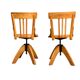 Pair of Baumann rotating screw chairs 1960