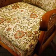 Set of 2 German Chippendale Cane Armchairs by Adolf Wrenger