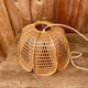 Vintage rattan pendant light