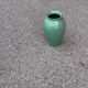 Jade green glazed ceramic vase, Vallauris 1950