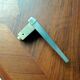 Art deco brass door handle