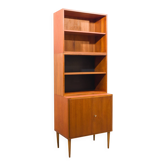 1960s teak chest of drawers with 2-part shelf