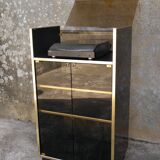 Hi Fi glass and plexiglass cabinet 1970