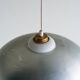 Nordiska Kompaniet adjustable pendant lamp, aluminium and porcelain, 1950
