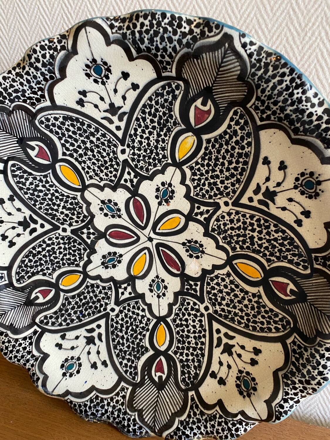 Large Moroccan Safi dish