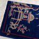 Ancient chinese carpet art deco handmade 64cm x 120cm 1920s