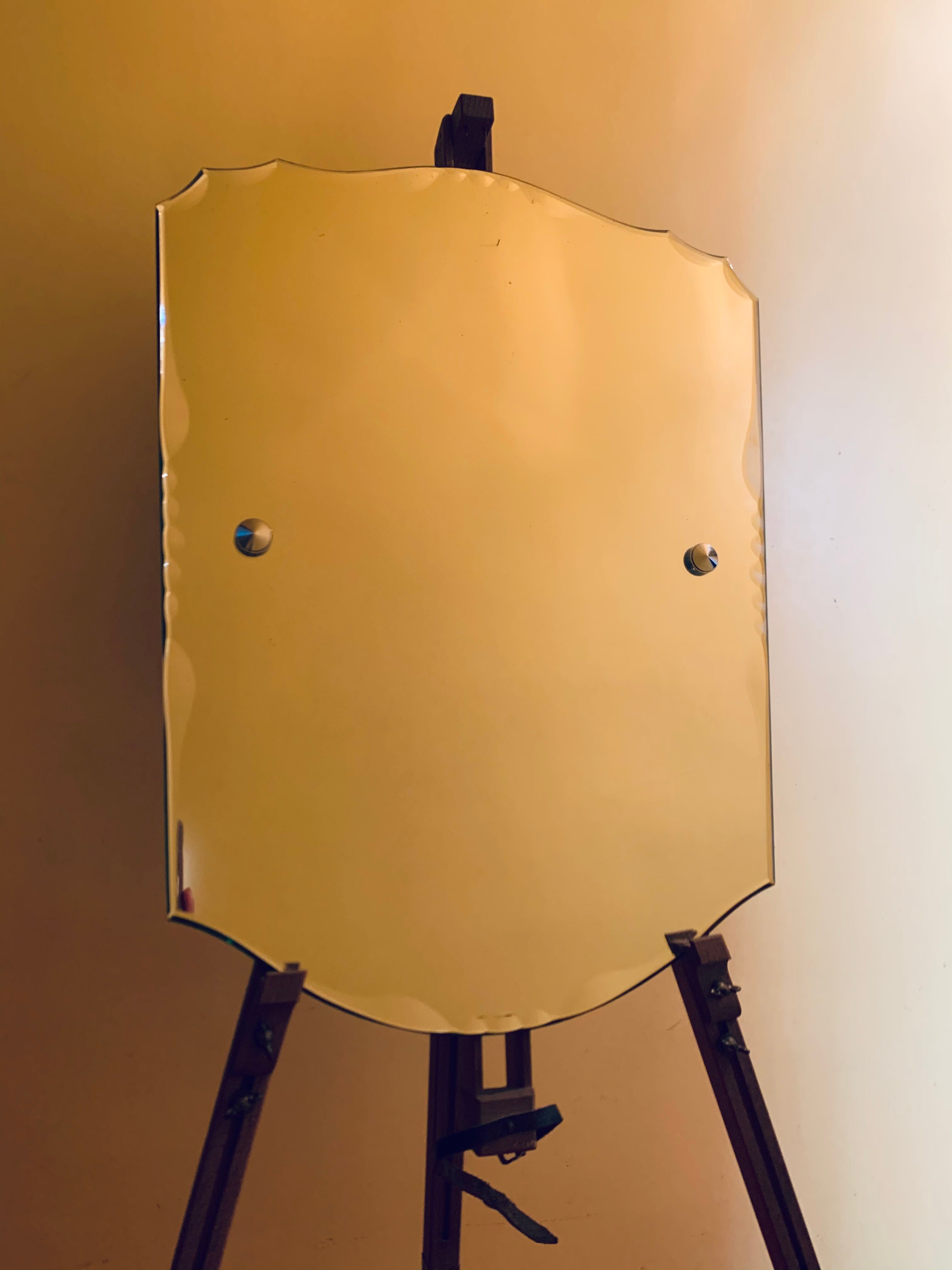 Mirror Art Deco bevelled year 1967