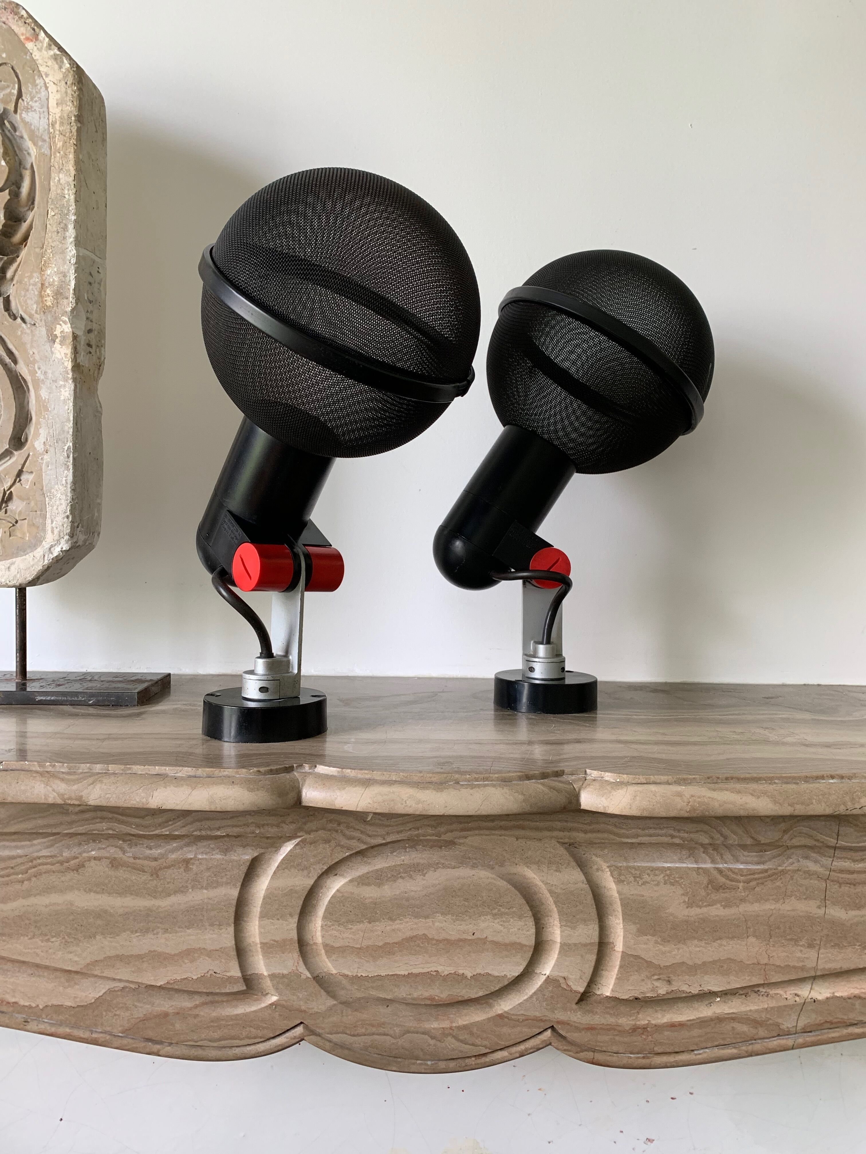 Microphone wall light by designer Roger Tallon for Erco