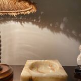 Large alabaster storage compartment