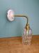 Vintage glass tulip wall light.