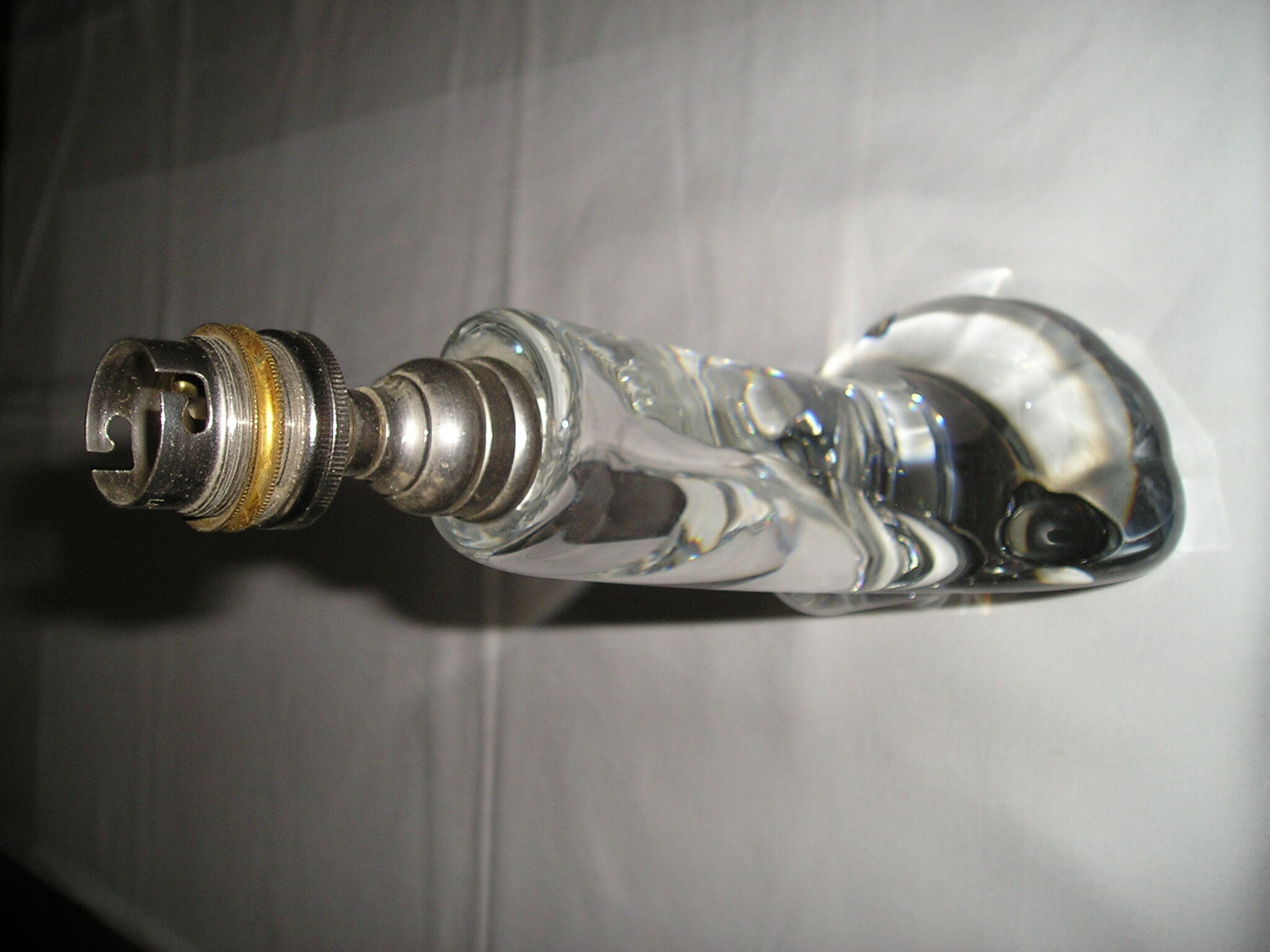 Baccarat crystal lamp base