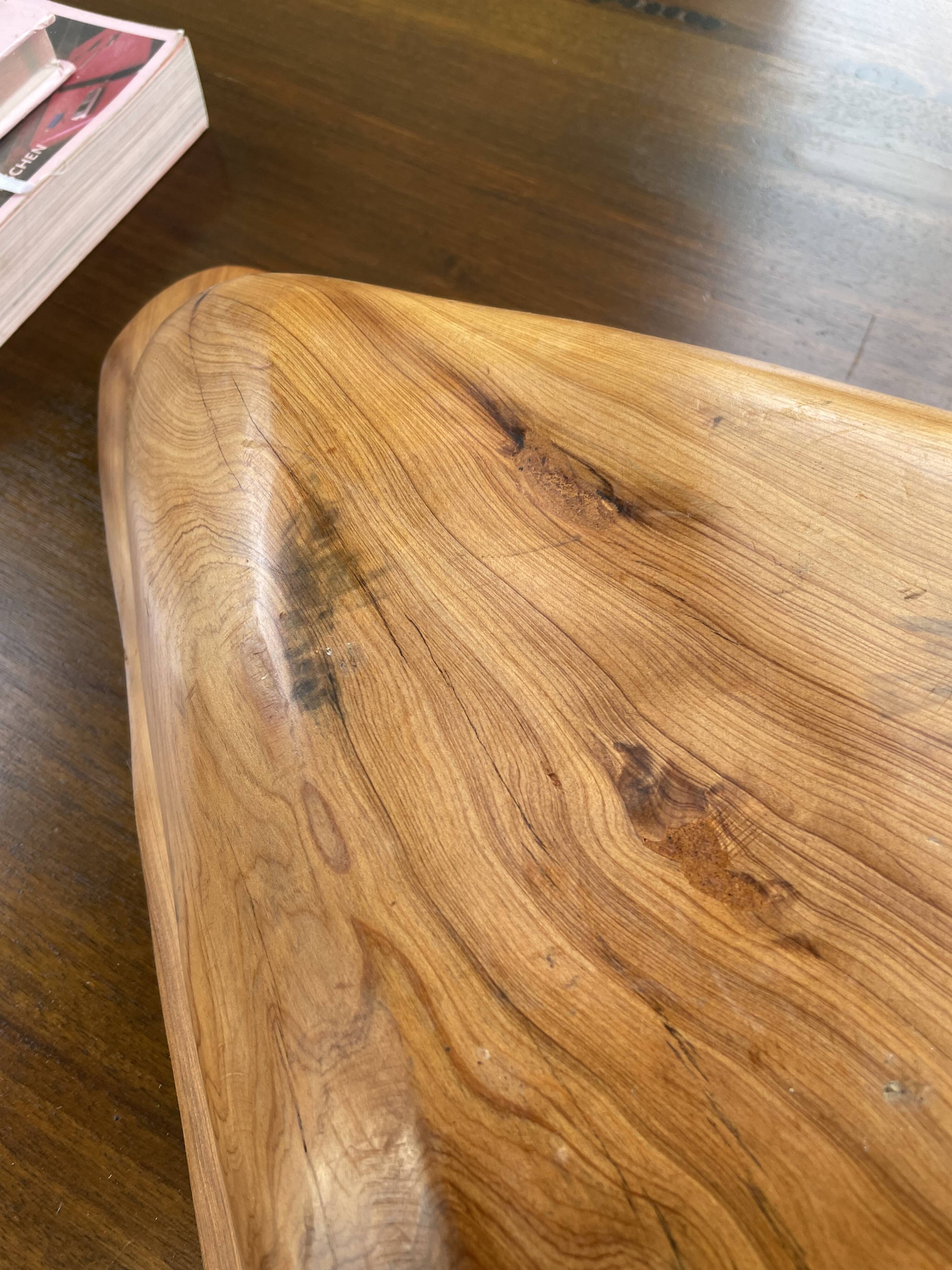 XL thuja root wooden dish