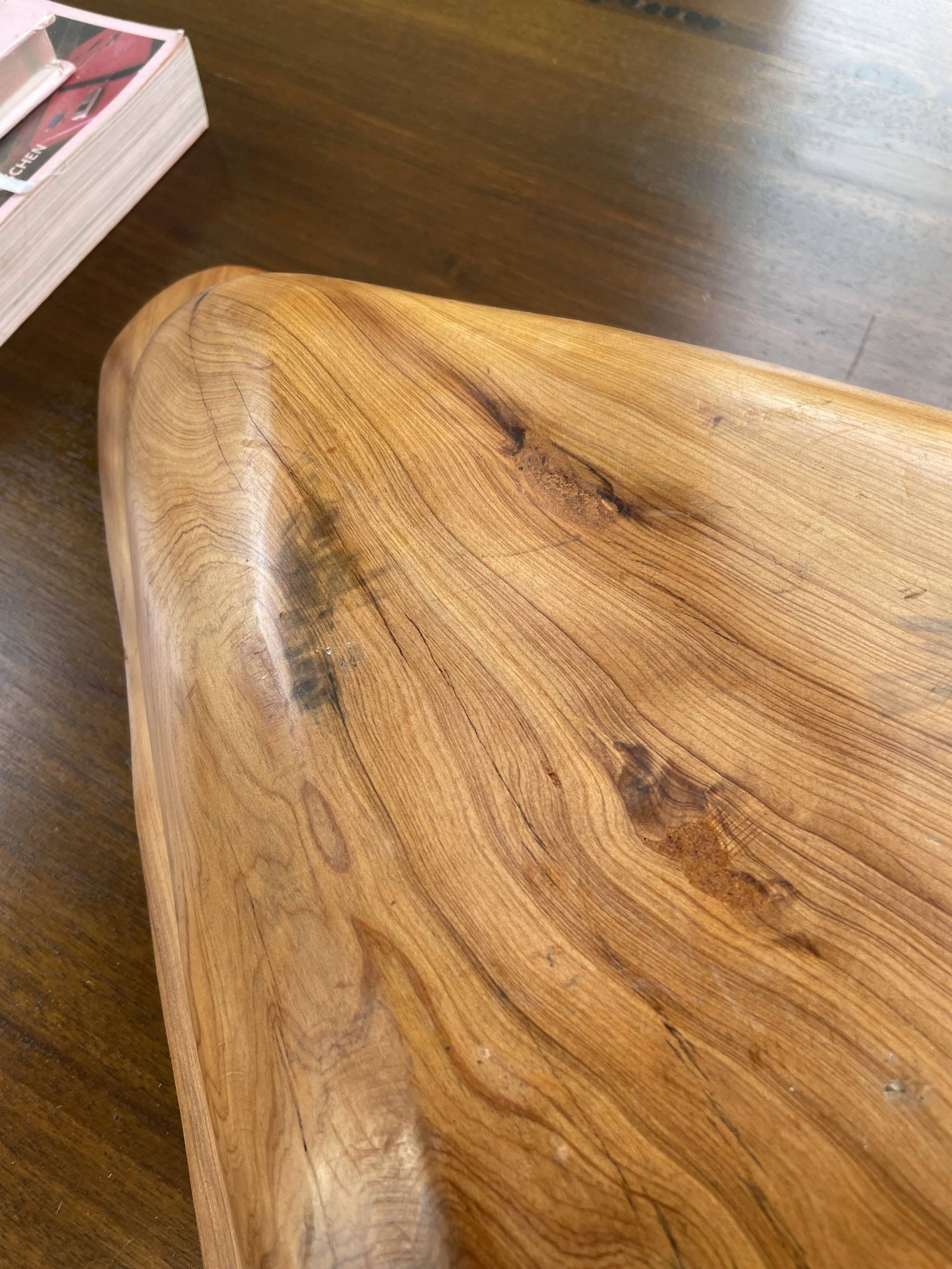 XL thuja root wooden dish