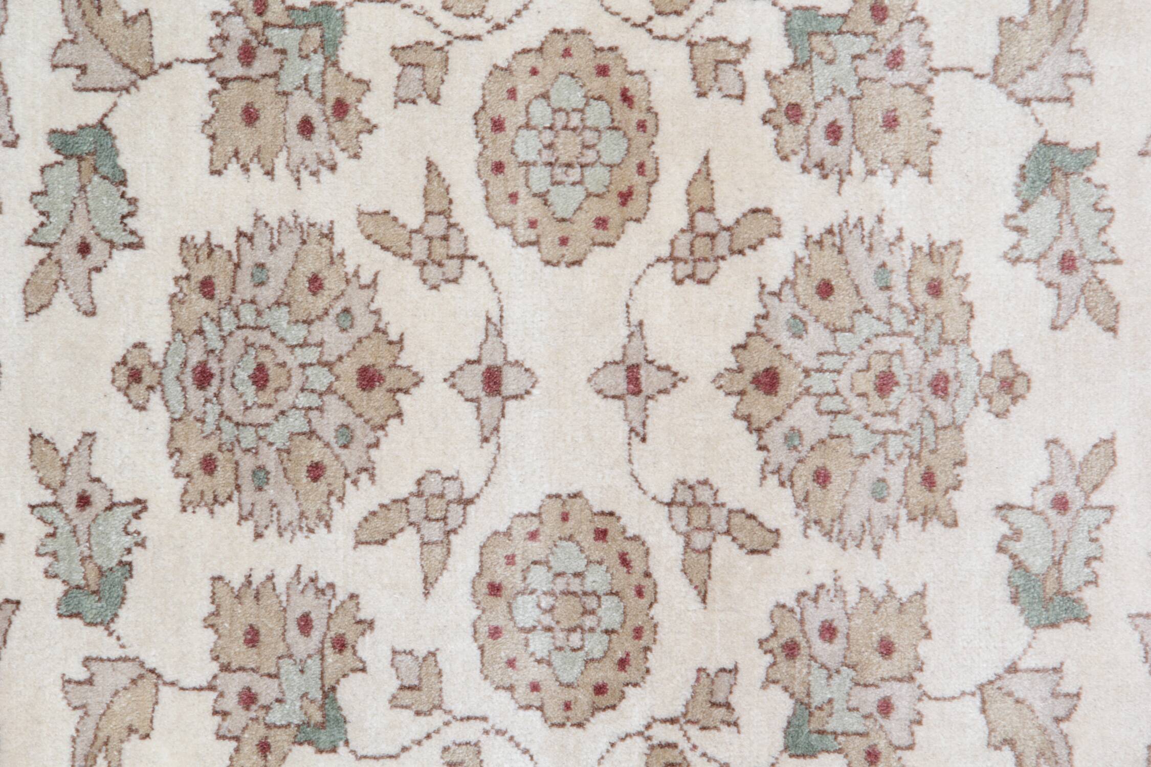 Vintage Beige Runner Rug, Wool Zeigler Carpet Runner 80x185cm