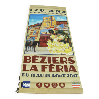 Affiche publicitaire "féria de Béziers"