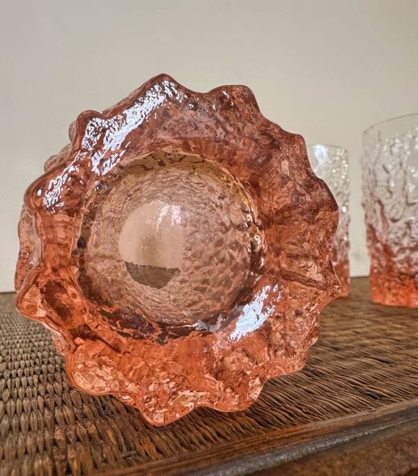 Verres Geoffrey Baxter années 60