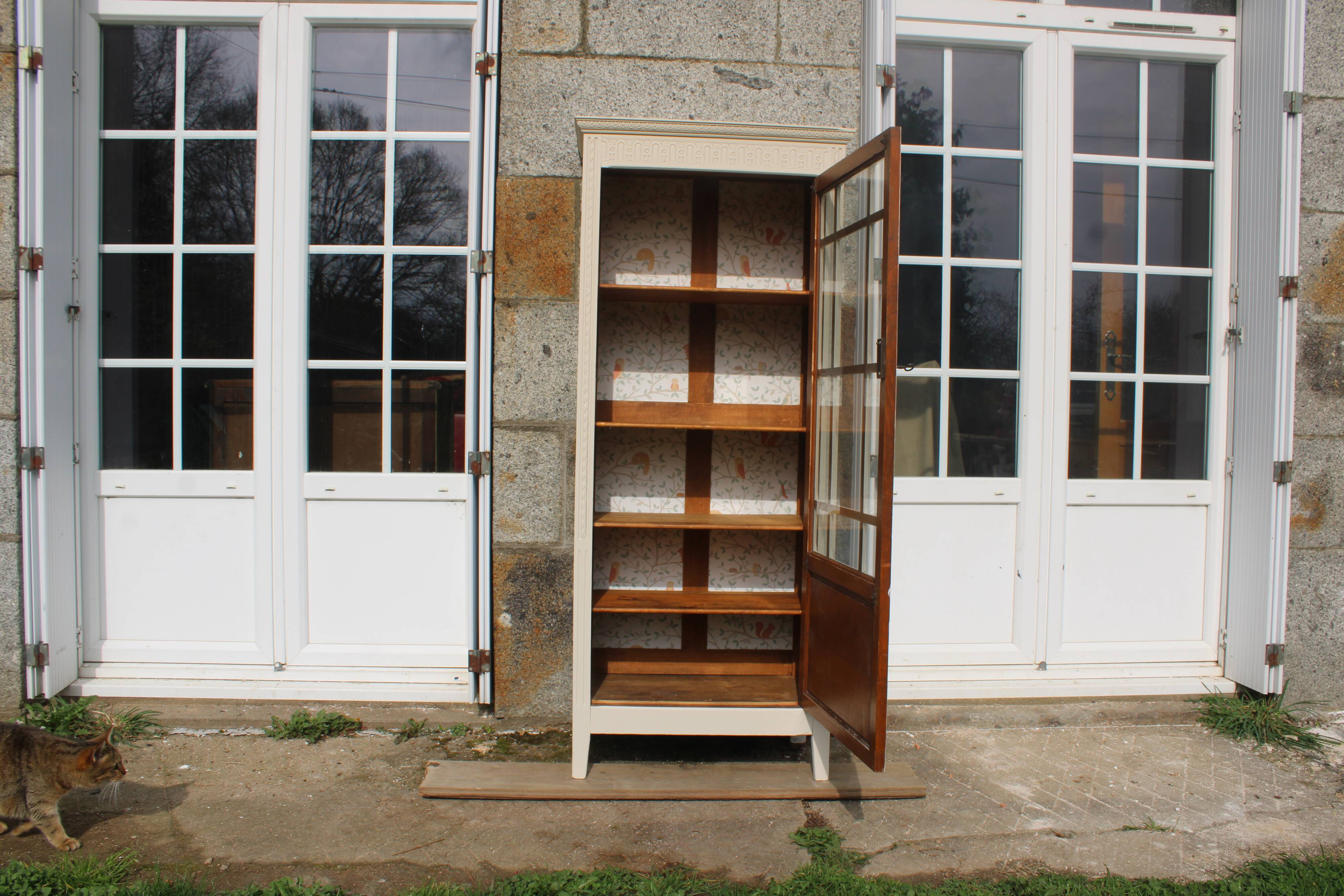 Antique Art Deco display cabinet – Camomille Libéron – 162 cm