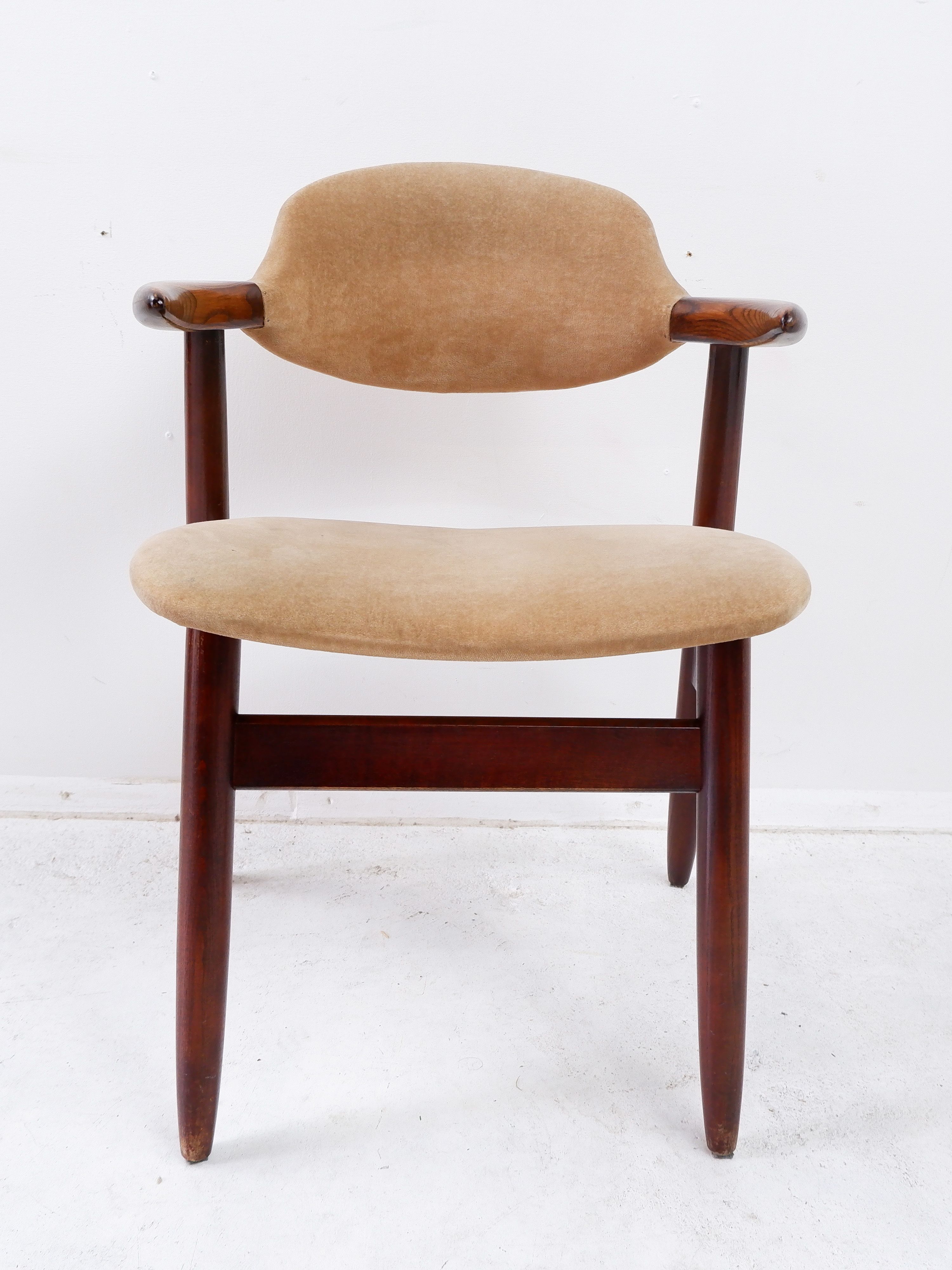 Vintage cow horn chair by Tijsseling, 1960s