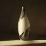 50s Dino Martens for Aureliano Toso Murano Filigrana Glass Art Vase.