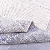 9x12 Soft Pastel White & Blue Vintage Rug, 273x357Cm