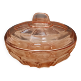 Pink sugar bowl