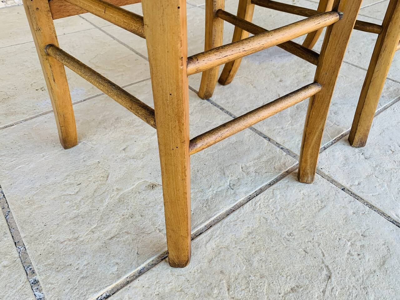 Pair of bistro chairs by Luterma, circa 50-60