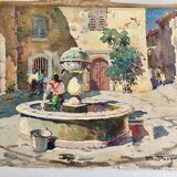 Watercolor signed