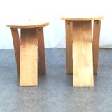 Pair of Suzy folding stools by Adrian Reed for Prince Design Works 1980