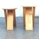 Pair of Suzy folding stools by Adrian Reed for Prince Design Works 1980