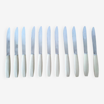 Set de 11 couteaux en bakélite et inox