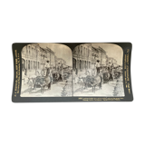 Old photography stereo, stereograph, luxury albumine 1903 quai de Penang