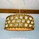 Suspension rotin et feuilles de palme style jungle chic