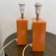 Paire de pied de lampes