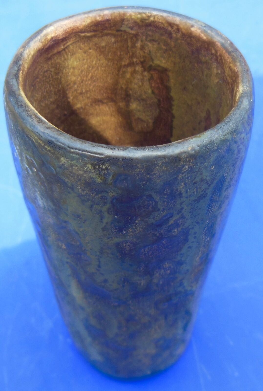 Monogrammed ceramic roll vase C.l, to be identified